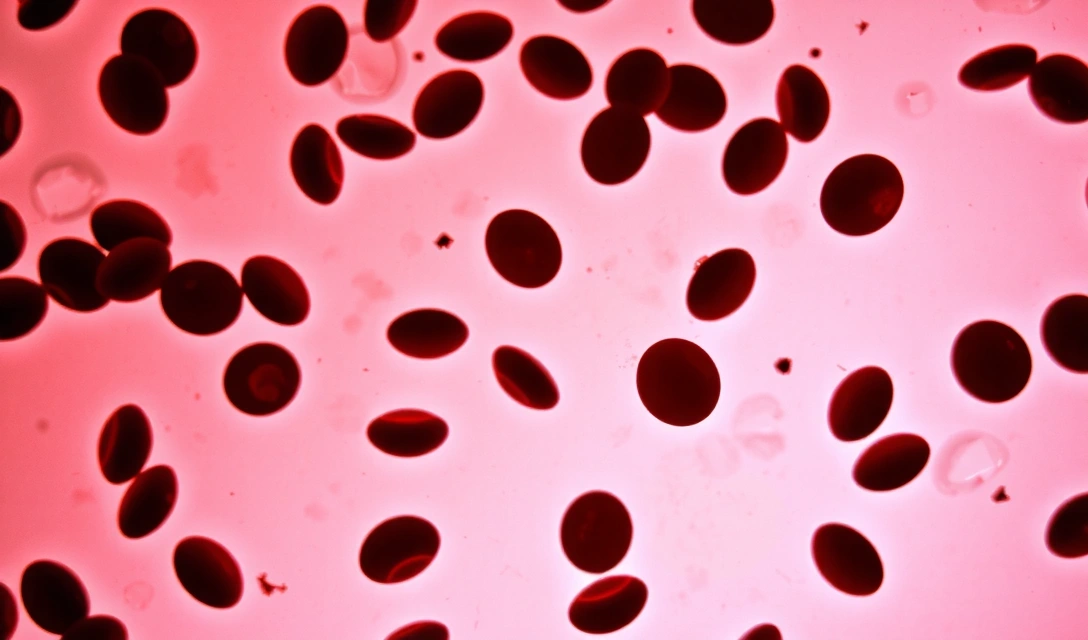 Σύμβολο πήξης αίματος με αιμοπετάλια και ερυθρά αιμοσφαίρια